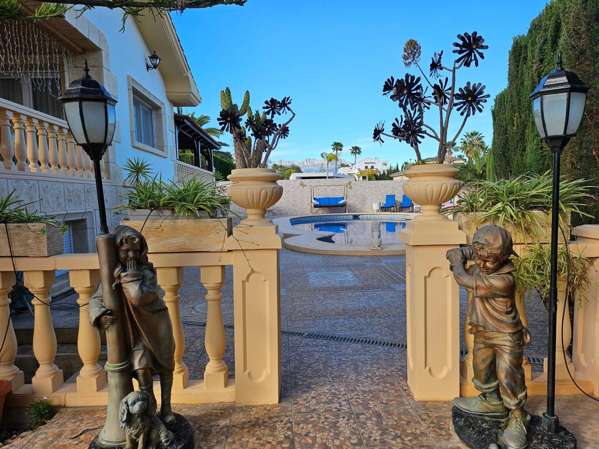 Villa Tres Palmeras En Alfaz Del Pi , Albir, Benidorm L'Alfas del Pi Exterior foto